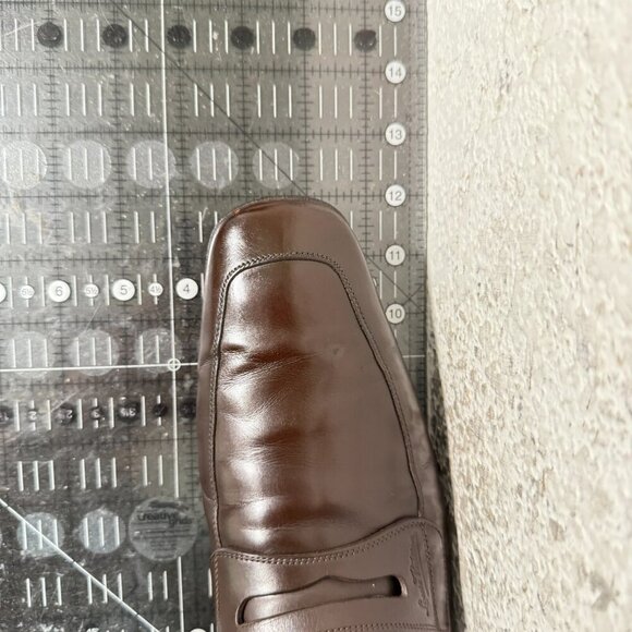 Louis Vuitton Men Size UK 8.5 US 9.5 Brown Leather Penny Loafer Dress Shoes - Picture 14 of 14